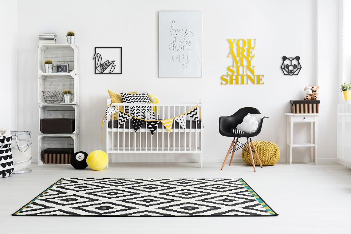 Shot of a modern baby room