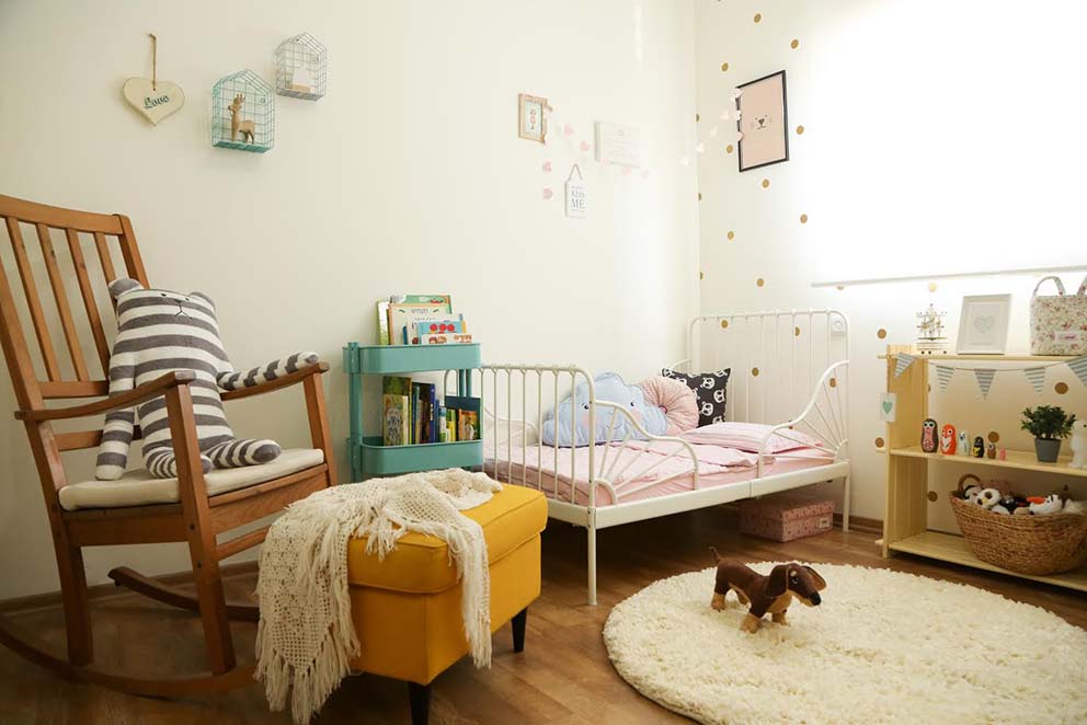 חדר ילדים בדירה של טל, צילום: אריאל זנדברג www.pnim.co.il