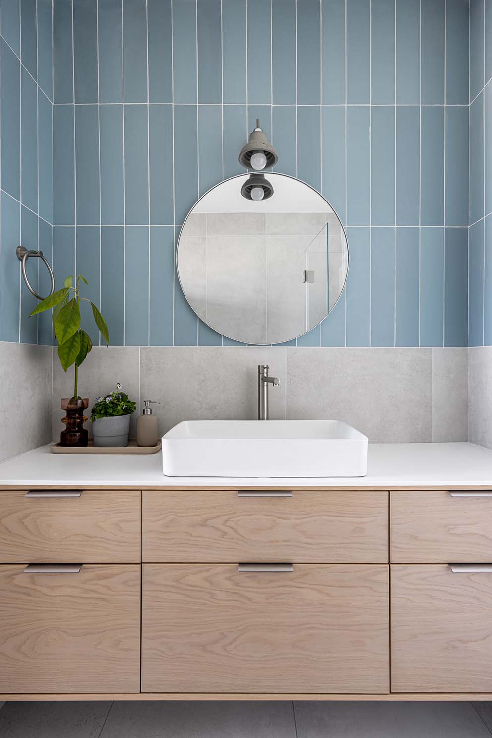 חדר רחצה,, עיצוב פנים, ניהול סושיאל לעיצוב פנים, נגרות