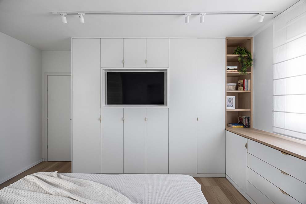 חדר שינה, עיצוב פנים, ניהול סושיאל לעיצוב פנים, נגרות