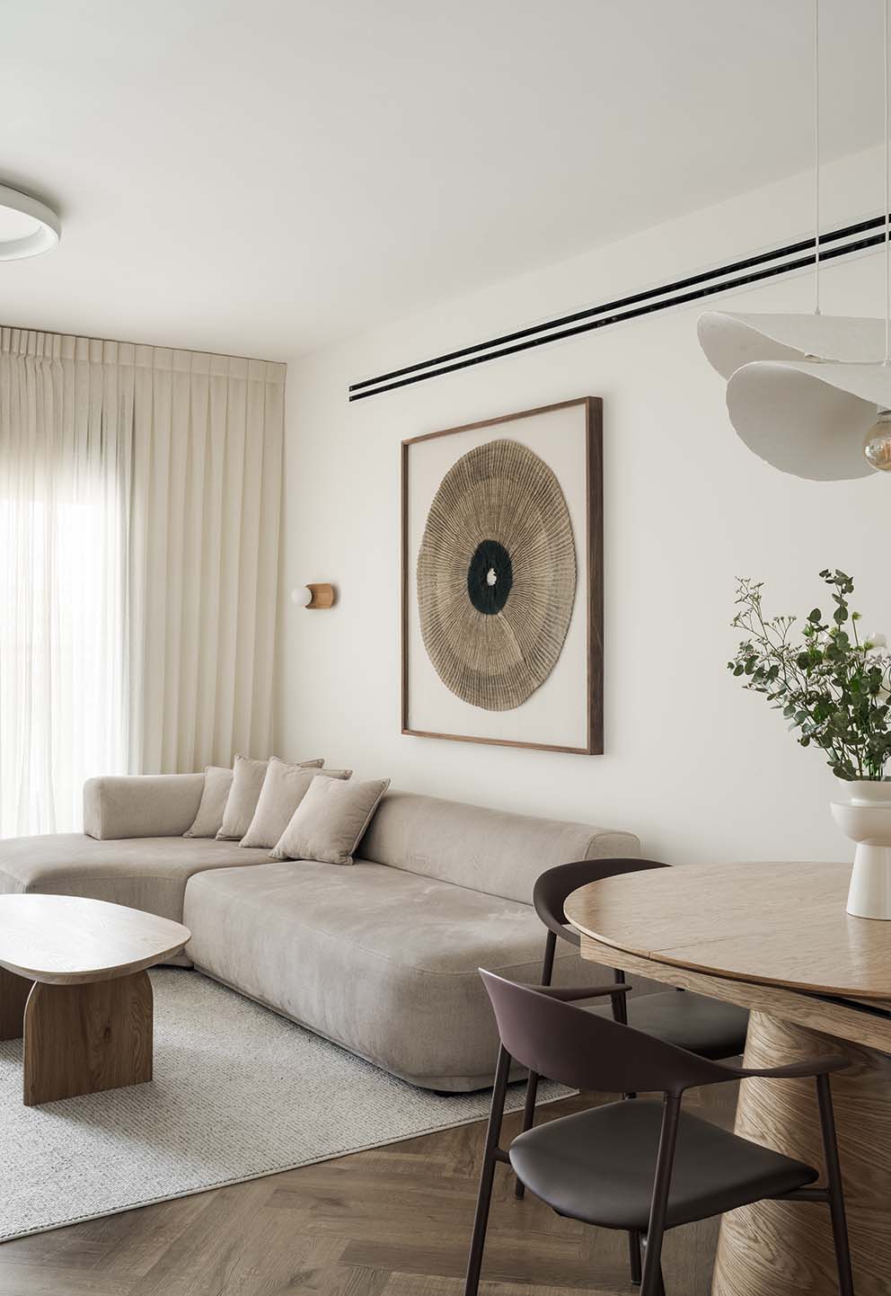 עיצוב: הודיה מילר, צילום: קרין רבנה, www.pnim.co.il עיצוב פנים, ניהול סושיאל למעצבי פנים, מעצבת פנים, עיצוב סלון, סגנון נורדי