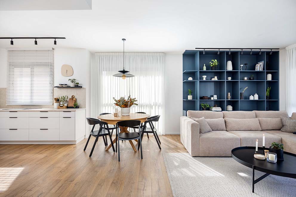 עיצוב: יעל רביב, צילום: אורית ארנון, www.pnim.co.il ארונות ריביירה יעל רביב שיפוץ הבית סושיאל לעיצוב פנים