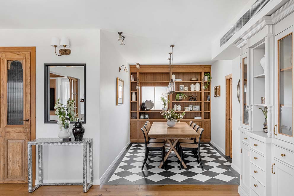 מורן רוזנברג מעצבת פנים, ניהול סושיאל למעצבי פנים, עיצוב פינת אוכל