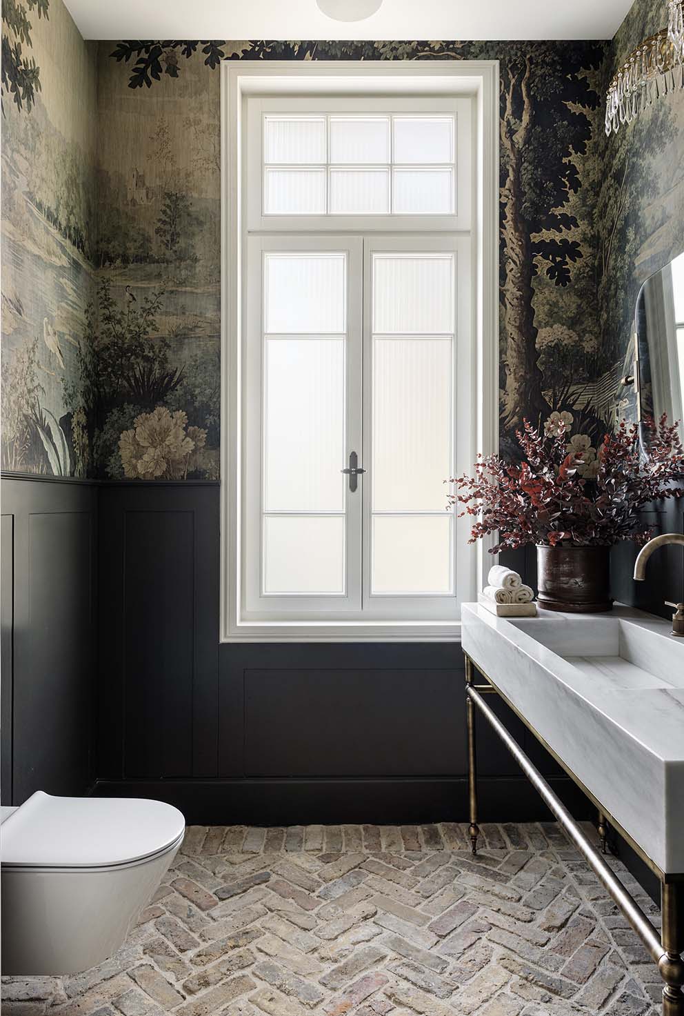 שרה ונירית פרנקל, עיצוב כפרי, ניהול סושיאל לעיצוב פנים, חדר רחצה