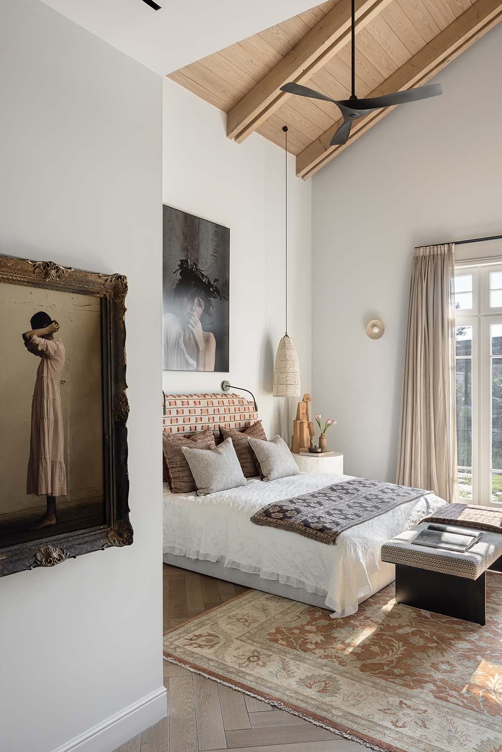 שרה ונירית פרנקל, עיצוב כפרי, ניהול סושיאל לעיצוב פנים, חדר שינה